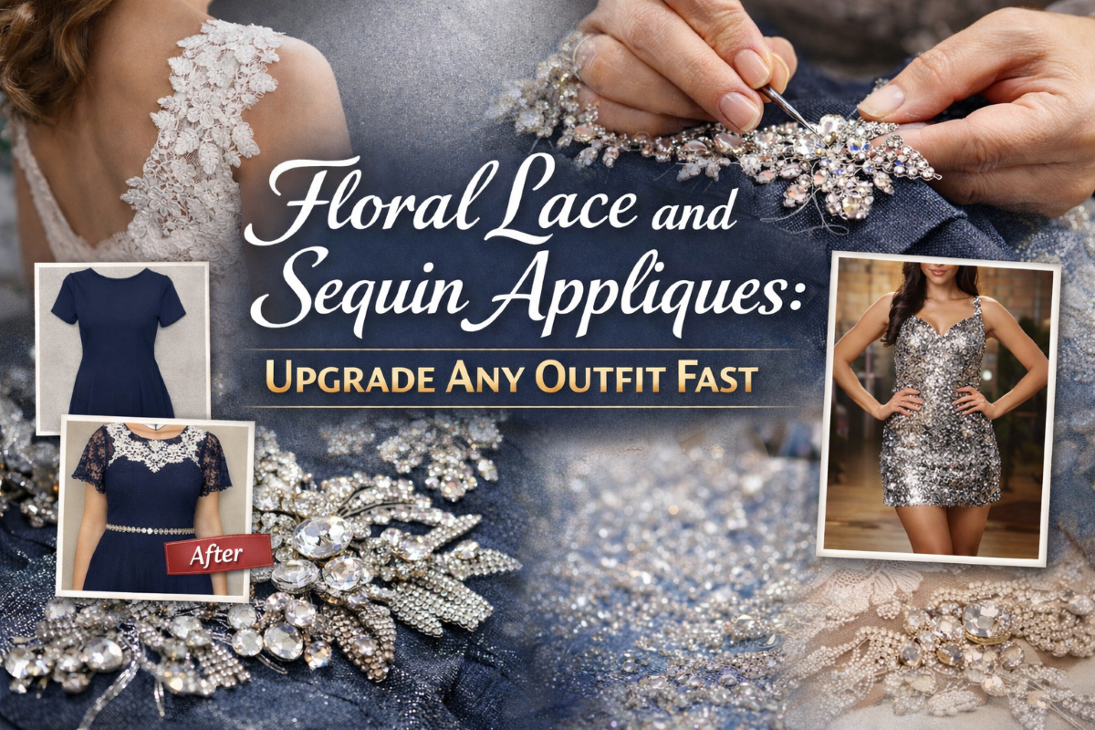 Floral Lace Material and Appliques: Style That Sells
