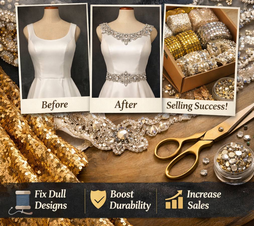 Lace Trims and Sequin Appliques: Simple Ways to Add Shine