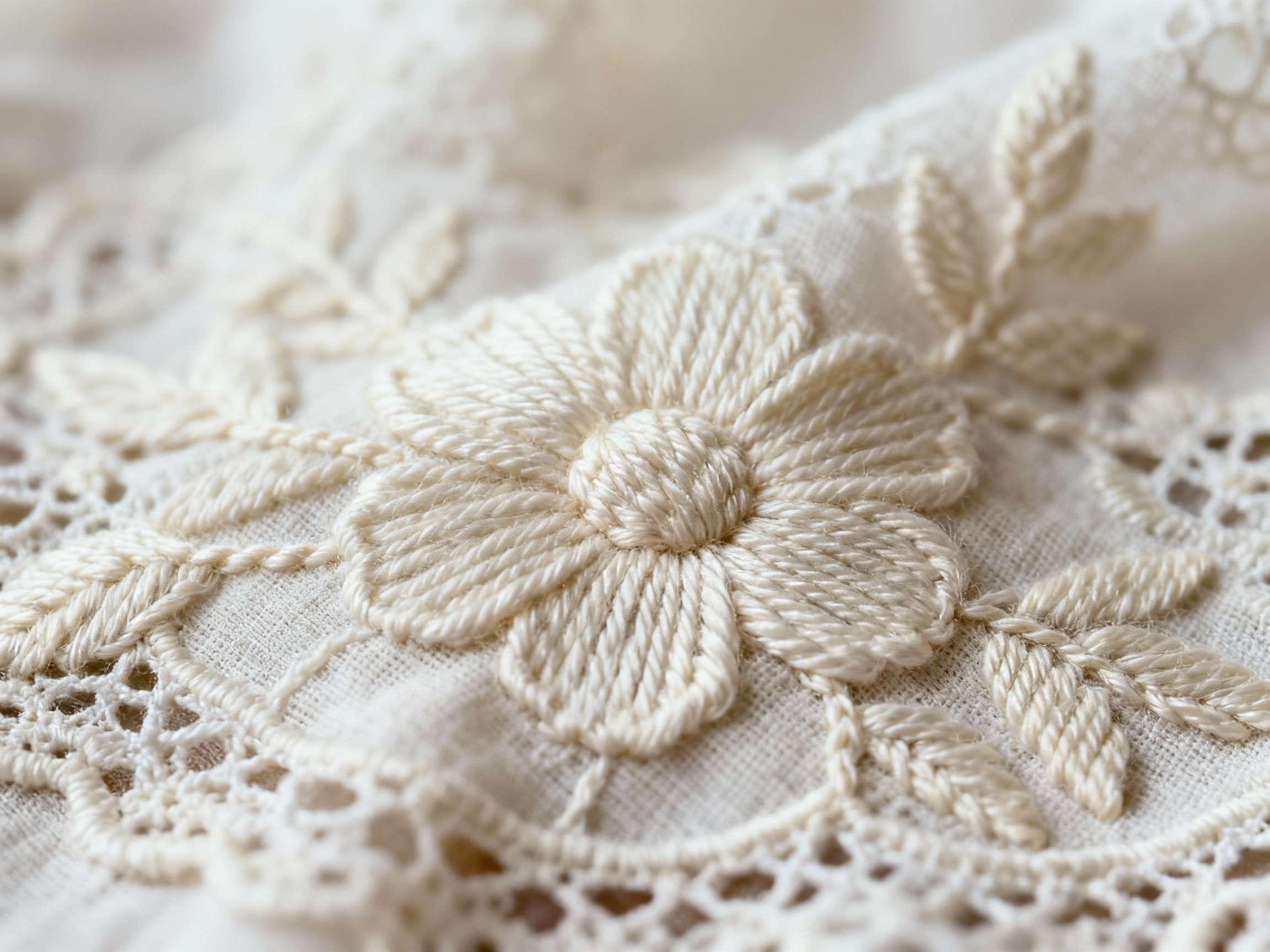 How Corded Embroidery and Lace Add Value to Textiles