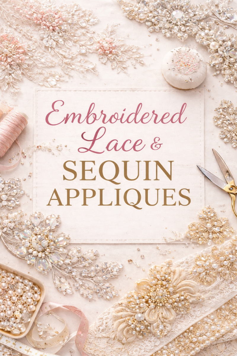 Using Lace and Sequin Appliques to Improve Craft Sales and Quality