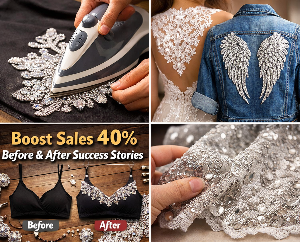 How Rhinestone Appliques Increase Clothing Sales
