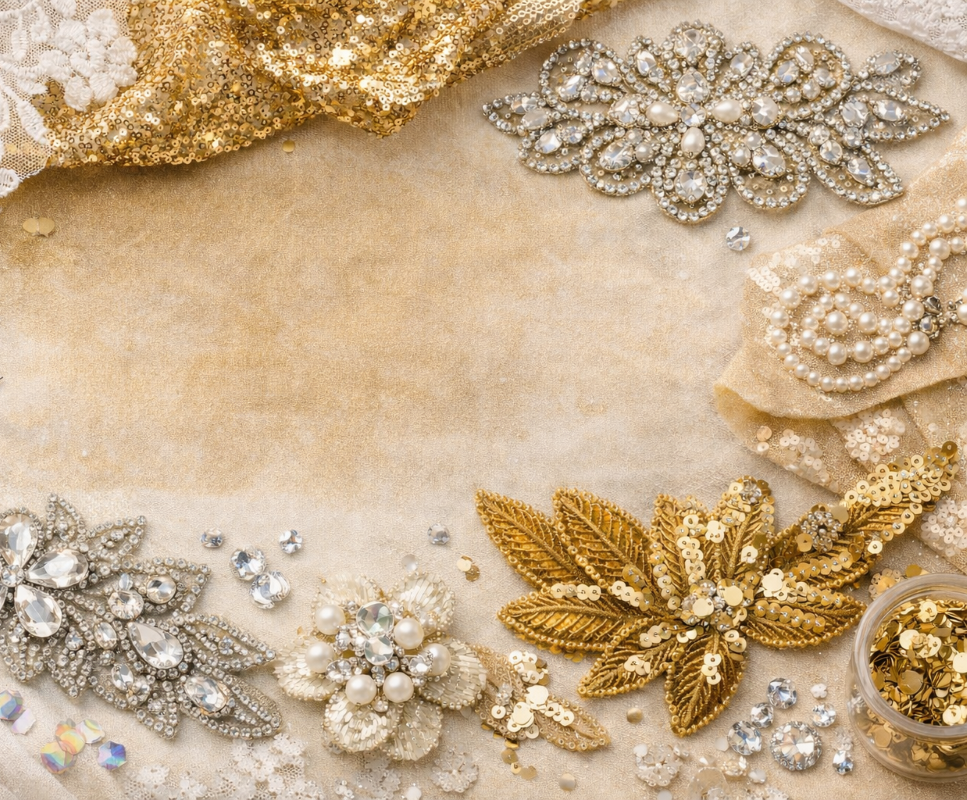 From Dull to Dazzling: How Floral Lace and Rhinestone Appliques Can Boost Your Crafts