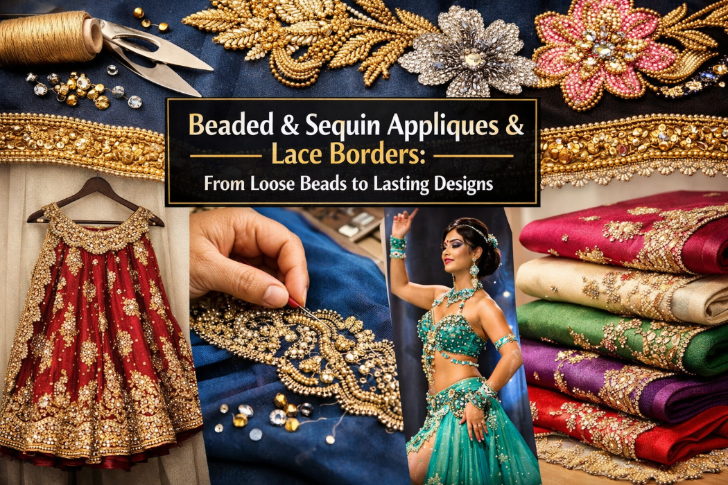 Durability Meets Style: The Benefits of Beaded and Sequin Appliques in Fashion