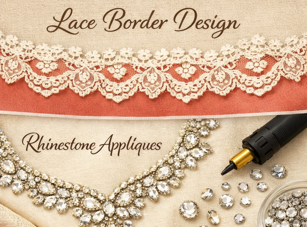 Lace + Rhinestones + Sequins: Simple Styling Ideas