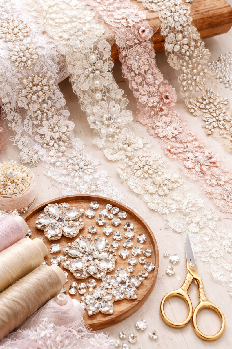 Maximize Your Sales with Floral Lace and Sequin Embellishments for Embroidery