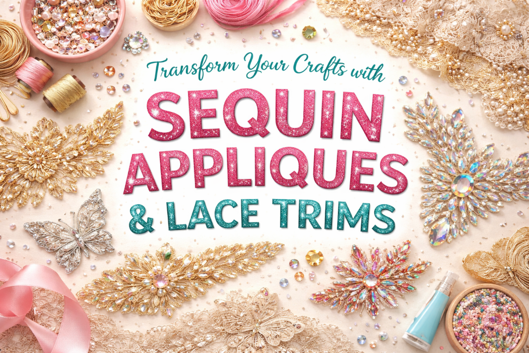Sequin Appliques & Lace Trims: The Secret to Elevating Your Craft Creations
