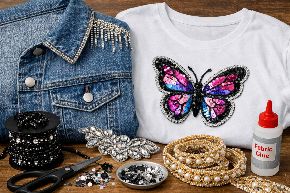 Unlock the Power of Appliques: Enhance Your Designs with Sequins and Rhinestones