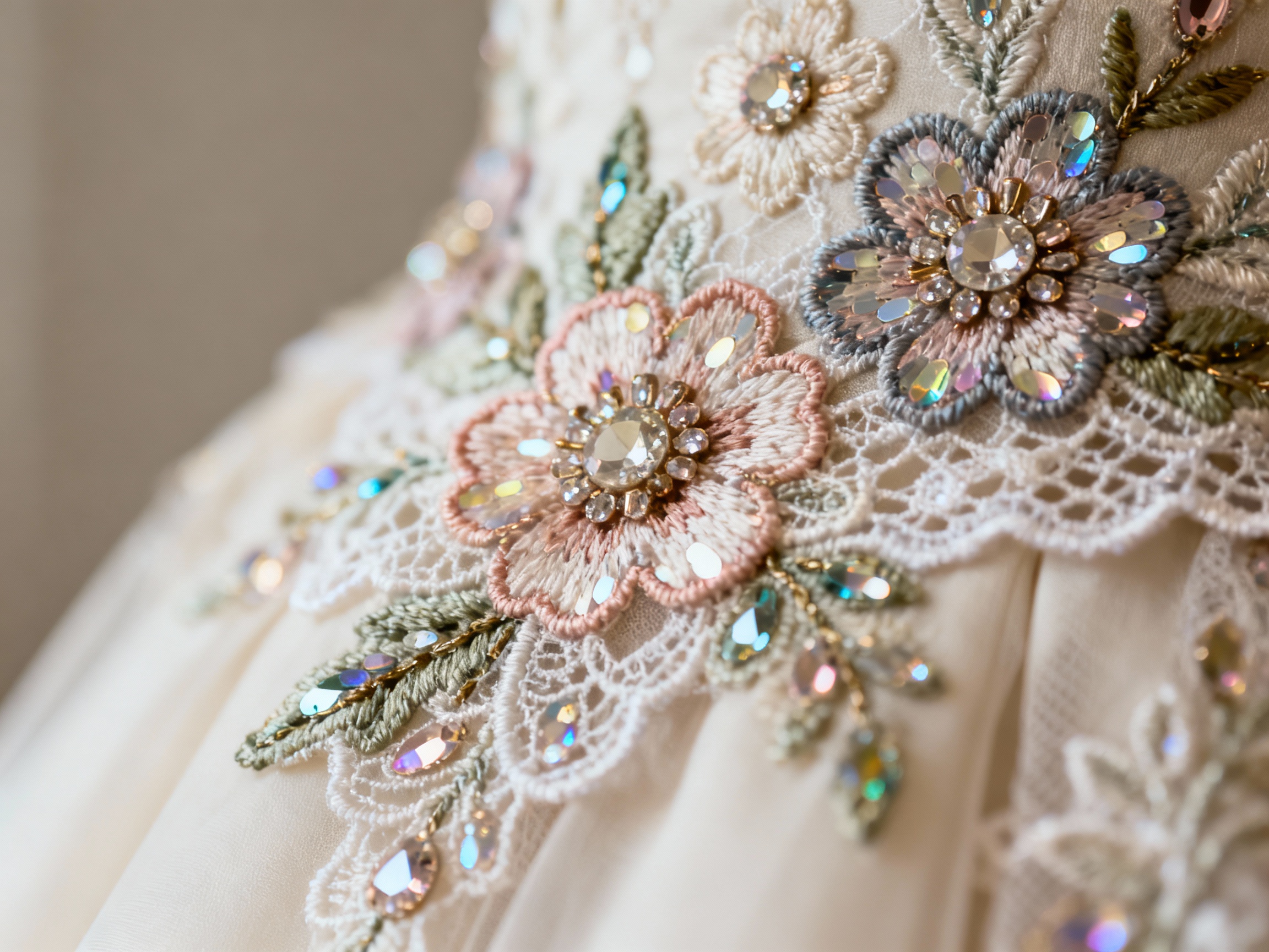Sequin & Beaded Appliqués: The Magic of Embroidered Flower Lace