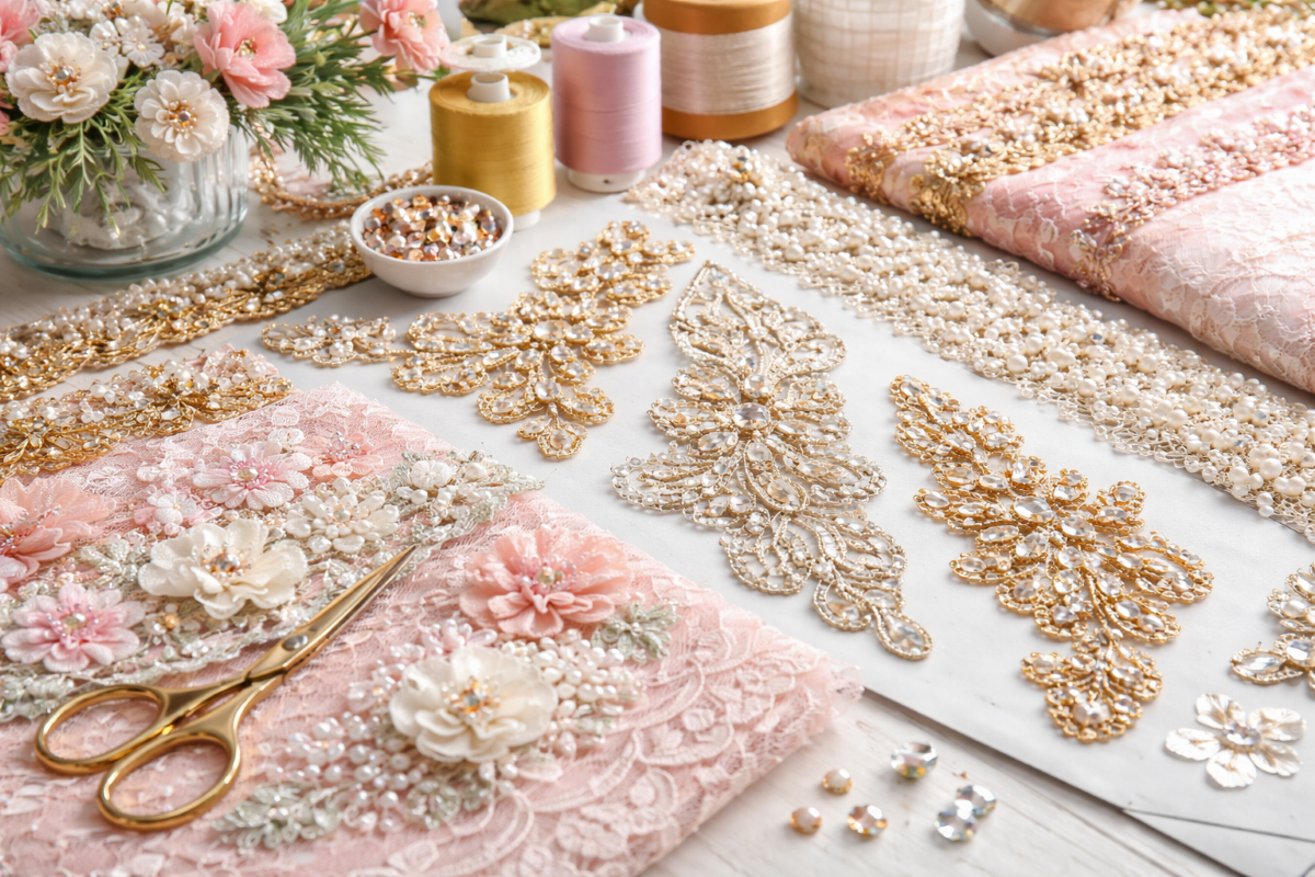 Durable Sequin Appliques and Embroidered Lace: The Secret to Long-Lasting Fashion Creation